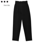 three dots[ Three Dots ] two tuck брюки GS603Y 019 BLACK полиэстер полиуретан черный 