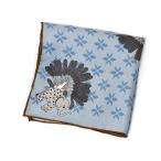 FRANCO BASSI[ franc kobasi] chief 8096 4 шелк животное голубой 