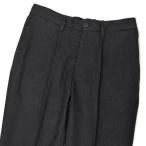 ショッピングFINAL 【FINAL SALE 返品交換不可】DEVORE Incipit【デヴォレ インチピット】ワンプリーツイージーパンツ DVR15 コットン ビスコース エラスタン チャコールグレー