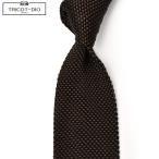 Tricot-Dio[ Toriko Dio ] вязаный галстук 263Y 010 05 02 Caviar 35 шелк Brown 