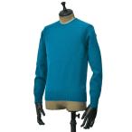 【FINAL SALE 返品交換不可】GRAN SASSO【グランサッソ】クルーネックニット 24157 25024 661 ウール 8G サックスブルー