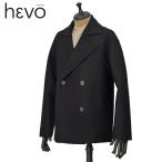 HEVO[i-vo] бушлат ORTOLINI 150 I740 4013 шерсть нейлон темный темно-синий 