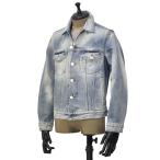 【FINAL SALE】【size46,48】PT TORINO【ピーティートリノ】Gジャン型ブルゾン Outerwear TX29 MK62 コットン ウォッシュド ダメージ インディゴ