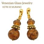 イヤリングベネチアンガラスイヤリン...