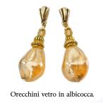 Yahoo! Yahoo!ショッピング(ヤフー ショッピング)ピアス　レディース　イタリア製ドロップピアス　アクセサリー　アプリコット