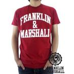 【SALE】Franklin＆Marshall TSMC020 JerseyRoundNeck Scarlet フランクリンアンドマーシャル S/S Tシャツ ジャージー ラウンド ネック ショート スカーレット