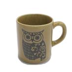  Novelty "fis" Novelty сова кружка { включая налог 33,000 иен и больше }. один человек sama один до 20VBR бежевый Brown 