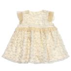  распродажа [50%OFF] baby одежда * нижнее белье "ma Roo k" цветок вышивка бур nji-baby платье нагрудник оттенок белого (21)