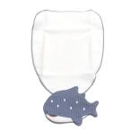  baby смешанные товары * bib "mocmofmokmof"...... впитывание пота полотенце голубой (BL )