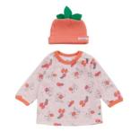  baby одежда * нижнее белье " Ocean &amp; ground " La stella/la Stella / фрукты CAP& футболка подарок BOX комплект розовый (PK)