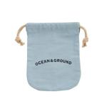  смешанные товары * мелкие вещи " Ocean &amp; ground " хлопок мешочек ( маленький ) светло-зеленый (LG)