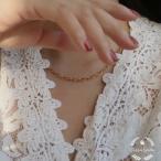 Yahoo! Yahoo!ショッピング(ヤフー ショッピング)★CICI★18kgp ステンレス レオンチェーンネックレス カジュアル シンプル 重ね付け シンプル 18K仕上げ ギフト 妻 彼女 誕生日