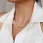 Yahoo! Yahoo!ショッピング(ヤフー ショッピング)CICI★ 18kgp ステンレス パイプロープ ネックレス プレゼント 彼女 妻 母 ギフト チェーン18金仕上げ シンプル