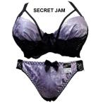 ブラジャー ショーツ セット 大きいサイズ 超かわいい V字ゴム 仕上げ 台付きブラジャーに注目 SECRET JAM 895001 E70 E75 E80 E85 F70 F75 F80 F85