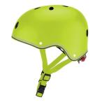GLOBBER　グロッバー　HELMETS-JUNIOR　LEDライト付ヘルメット　WKGB505106　XS/S(48-53cm)　LimeGreen　ライムグリーン　　　
