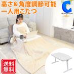 ちょいこた 一人用こたつ ローテーブル 温度調整 角度調節 高さ調節 超軽量 コンパクト サンコー お手軽こたつ TBKTKTSJU