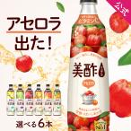 【5/20 1:59まで☆20％OFF】美酢 6本セット ９フレーバーから選べる 900ml×6本 【BTZE】飲むお酢 みちょ ミチョ お酢 酢 プレゼント ギフト