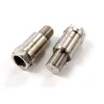  удлинение адаптор 35mm M14 P1.0 Ohlins соответствует подвеска нержавеющая сталь 2 шт стружка (процесс образования во время фрезеровки) мотоцикл custom детали серебряный 