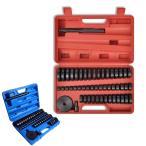 ベアリング圧入ツール セット ベアリングレース 圧入 シール セット ツール ブッシングドライバー 車 バイク シール 工具 52点セット