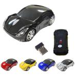 ワイヤレスマウス 車型 無線 光学式 USB コードレス PC 周辺機器 パソコン 電池 無線マウス ２ボタン オフィス 出張 遊び心 コレクション