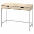 IKEA イケア デスク ホワイトステイン オーク調 100x48cm big90473561 ALEX アレクス