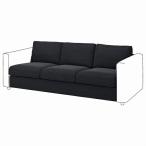 ショッピングデザイナー家具 【カバーのみ】IKEA イケア カバー 3人掛けソファセクション用 サクセマーラ ブラックブルー m00496091 VIMLE ヴィムレ