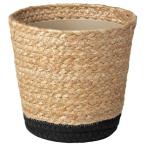 IKEA Ikea горшок покрытие 5 номер салон / бежевый / черный 15cm m00627186 TARNMASterumo-s