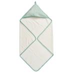 IKEA Ikea baby полотенце с капюшоном . белый голубой полоса узор 80x80cm m20629877 LEN полоса 