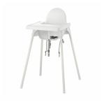IKEA Ikea высокий стул tray имеется белый / ножек белый m59597516 ANTILOP anti трос 