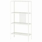 IKEA イケア シェルフユニット メタル ホワイト 60x25x116cm m60483873 BAGGEBO バッゲボー