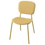ショッピングikea IKEA イケア チェア イエロー/ティッブレビ イエロー m70621176 VIHALS ヴィーハルス