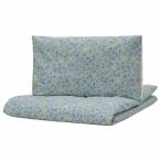 IKEA Ikea .. чехол на футон подушка покрытие 1 листов детская кроватка для голубой белый цветочный образец 110x125 35x55cm m80573636 GULDVAVAREgrudovavere
