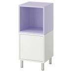 IKEA Ikea шкаф combination с ножками белый / бледный lilac 35x 35x80cm s59602103 EKETe-keto
