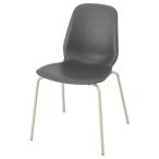 IKEA Ikea стул пластик черный / камера форма металл / светло-серый бежевый s59612814 SKALSTAs call старт 