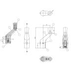  тонкий руль маленький K-01-BXYC для замены детали LIXIL Lixil TOSTEMto вынос руля 