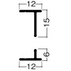 網戸レール 木製枠用 上下レール入り 60用 レール実直：1,710mm R1X60 / R1B60 LIXIL リクシル TOSTEM トステム