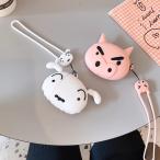 Airpods Proケース シロ AirPodsPro ケース エアポッツプロ ケース シリコン 保護ケース 全面保護カバー キャラクター アニメ