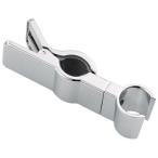 ショッピングシャワーヘッド Quikaboo シャワーヘッドホルダー 交換用 挟むだけ シャワーフック 高さ調整フリー 丸型スライドバー スライドシャワーハンガー