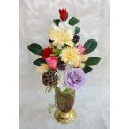 仏花 プリザーブドフラワー 送料無料 枯れない花 お仏壇 お供え花 お彼岸 仏壇飾り バラ カーネーション 菊 花瓶 プレゼント インテリア 造花 ギフト
