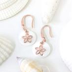 ハワイ ジュエリー ピアス アクセサリー ハワイアンジュエリー プルメリア SCE-F01-WP ギフト プレゼント クリスマス