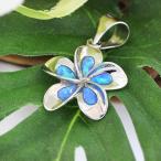 Yahoo! Yahoo!ショッピング(ヤフー ショッピング)ハワイアンジュエリー 花 ペンダントトップ プルメリア シルバー オパール SSP-OBI15 ギフト プレゼント