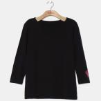 ハワイ Tシャツ レディース ブラック 黒 7分袖 レフアサーモTOP レッスン フラ タヒチ 夏 ハワイ 海 おしゃれ 可愛い Maunaloa