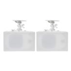  большой to- voice подвесной динамик DVT-WD1 одиночный динамик орнамент потолок держатель имеется номинал 15w- максимальный 20W маленький размер магазин динамик 8ω ( пара, белый )