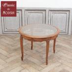  Франция античный мебель боковой стол кофе стол дуб 1940 годы Vintage retro French . страна antique65619