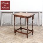  Англия античный мебель боковой стол o клетка .naru стол полка витрины дуб 1920 годы retro Британия antique80458