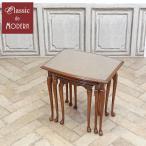  Англия античный мебель ne -тактный стол боковой стол пляж материал 1940 годы кошка ножек кошка пара Vintage Британия antique80586