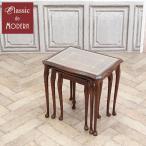  Англия античный мебель ne -тактный стол боковой стол пляж материал 1940 годы кошка ножек кошка пара Vintage Британия antique80682