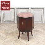  Англия античный мебель ночной столик боковой стол место хранения полка витрины красное дерево 1950 годы Vintage retro Британия antique80698