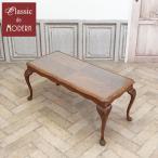  Англия античный мебель кофе стол боковой стол пляж материал 1940 годы Vintage Британия antique80703