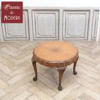  Англия античный мебель боковой стол кофе стол грецкий орех 1930 годы Vintage retro Британия antique80790